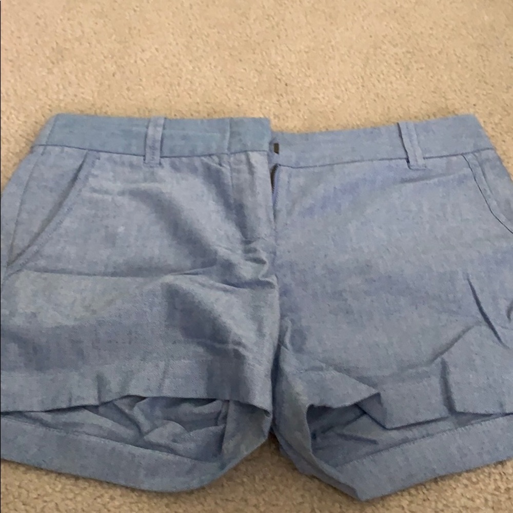 J Crew light blue shorts